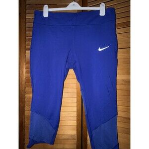 NIKE DRI-FIT Blue Workout Tights Size 2X